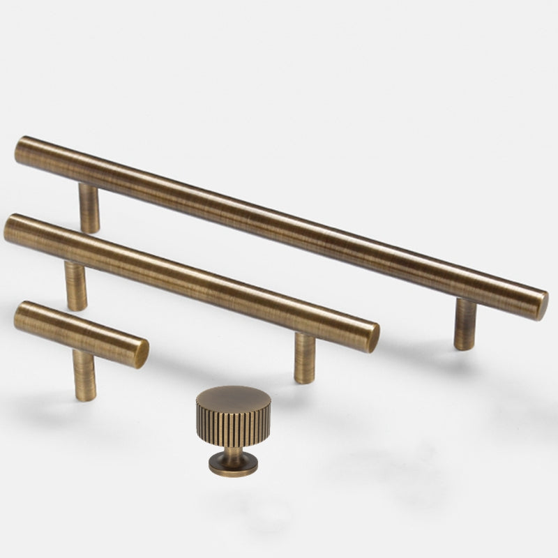 Antique Brass Cabinet Handles - Vintage Drawer Dresser Knobs and Pulls for Cupboard Wardrobe Doors