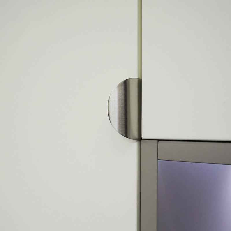 Modern Cabinet Drawer Pulls - Silver Stainless Steel Furniture Knobs for Kitchen Cupboard and Wardrobe Doors - FocusHardware