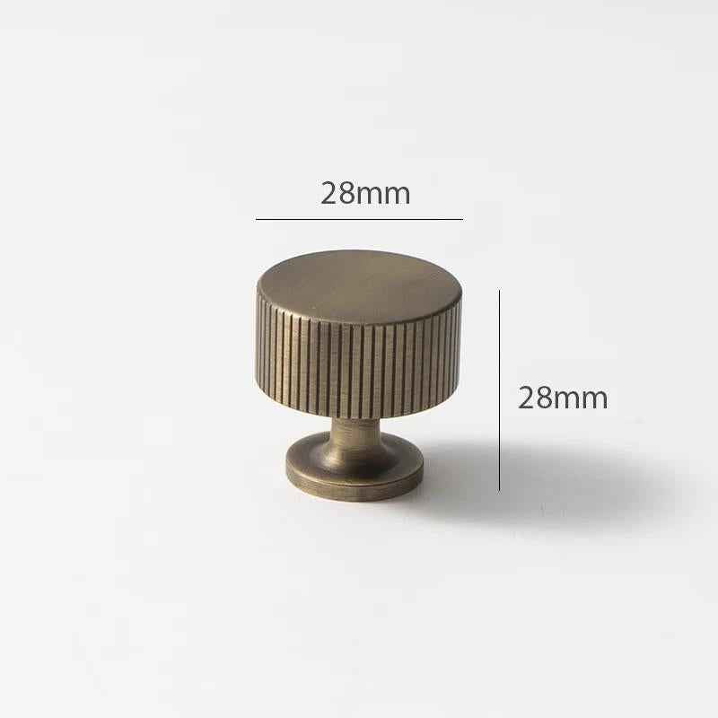 Antique Brass Drawer Knobs Vintage Cabinet Pulls for Furniture Cupboards - FocusHardware