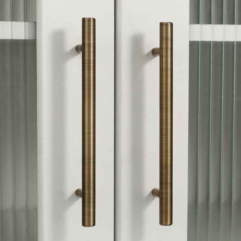 Antique Brass Cabinet Handles - Vintage Dresser Pulls for Kitchen Cupboard Doors - FocusHardware