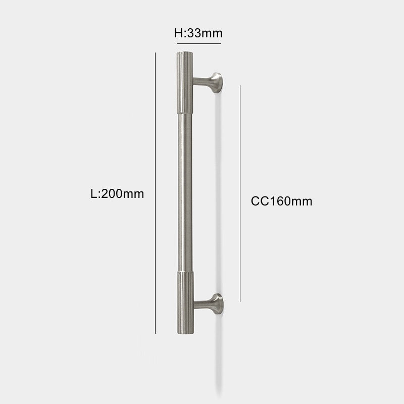 Brushed Nickel Cabinet Handles and Pulls - Brass Drawer Dresser Furniture Pulls - FocusHardware
