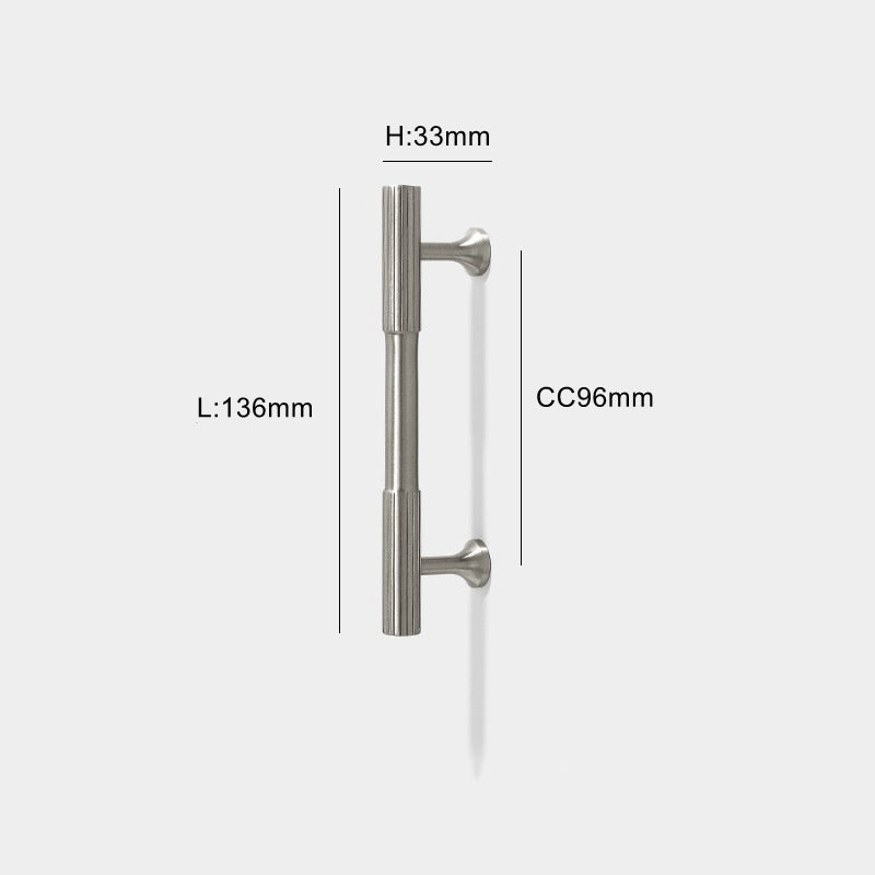 Brushed Nickel Cabinet Handles and Pulls - Brass Drawer Dresser Furniture Pulls - FocusHardware