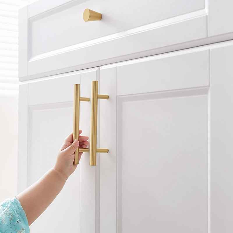 Solid Brass Handles for Drawers - Gold Cabinet Dresser Knobs and Pulls - FocusHardware