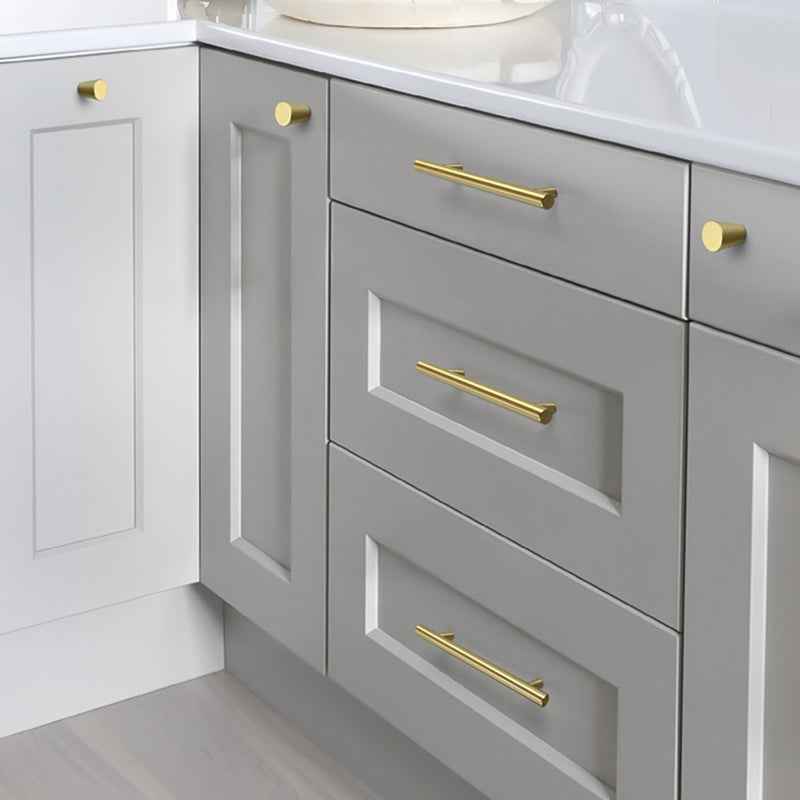 Modern Gold Brass Cabinet Knobs and Handles for Kitchen Cabinets, Cupboard Door Pulls, and Drawer Hardware - FocusHardware