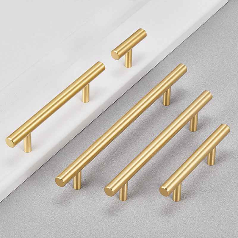 Modern Gold Brass Cabinet Knobs and Handles for Kitchen Cabinets, Cupboard Door Pulls, and Drawer Hardware - FocusHardware