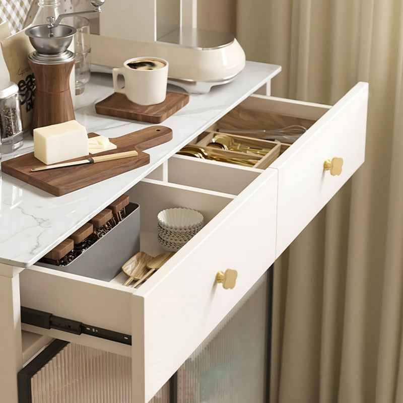 Brass Drawer Knobs - Decorative Solid Brass Kitchen Cabinet Knobs with Resin Clovers for Modern Dresser and Cupboard Pulls Handles - FocusHardware