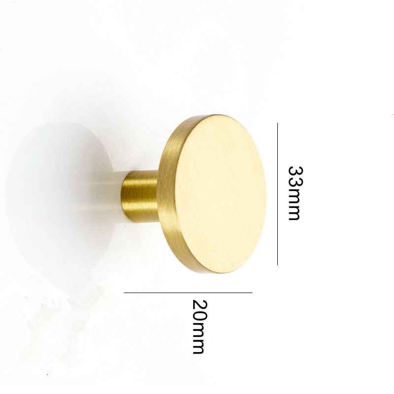 Brass Coat Hooks for Decorative Wall and Door Hanging | Rustproof Gold Hanger for Kitchen, Bathroom, Clothes, and Hats - FocusHardware