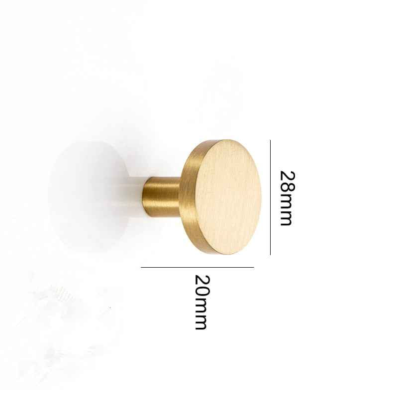 Brass Coat Hooks for Decorative Wall and Door Hanging | Rustproof Gold Hanger for Kitchen, Bathroom, Clothes, and Hats - FocusHardware