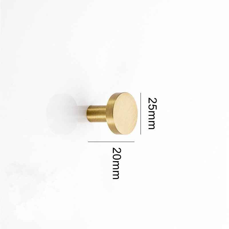 Brass Coat Hooks for Decorative Wall and Door Hanging | Rustproof Gold Hanger for Kitchen, Bathroom, Clothes, and Hats - FocusHardware