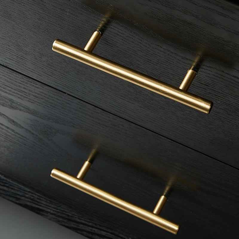 Modern Brass Cabinet Pulls for Kitchen Cabinets and Cupboard Doors - Stylish Gold Handles - FocusHardware