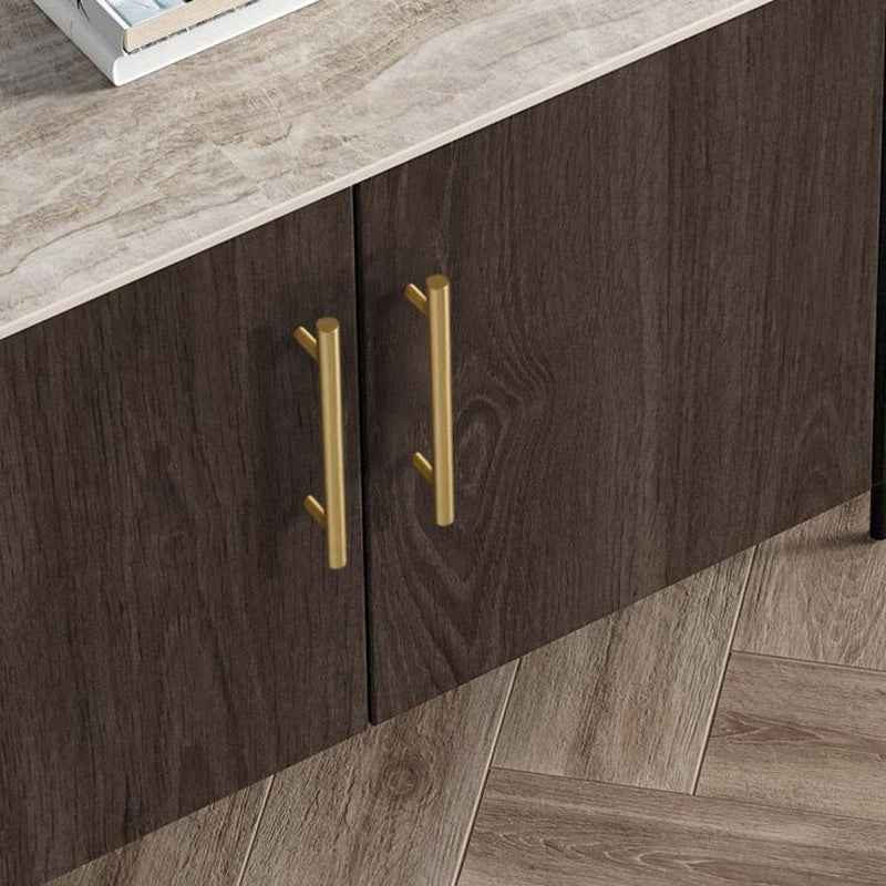 Modern Brass Cabinet Pulls for Kitchen Cabinets and Cupboard Doors - Stylish Gold Handles - FocusHardware