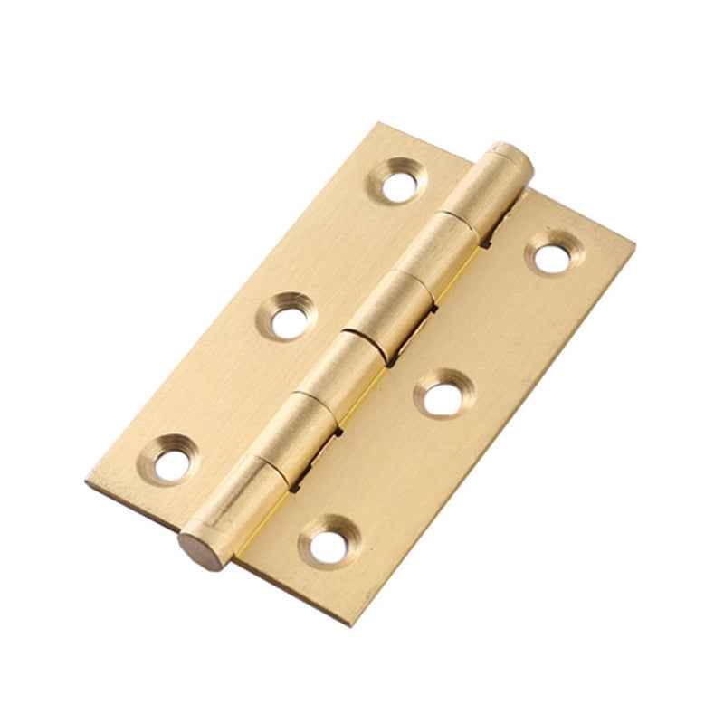 Modern Brass Hinges for Cabinet Doors - Gold Cupboard Furniture Folding Butt Small Hinges 2"/2.5"/3" - FocusHardware