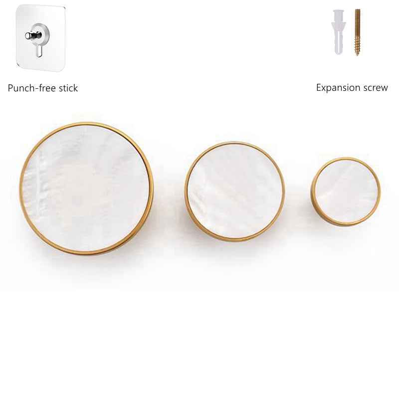 Nordic Marble Metal Hook for Coats, Hats, and Purses - Decorative Wall Mounted Brass Hanger - FocusHardware