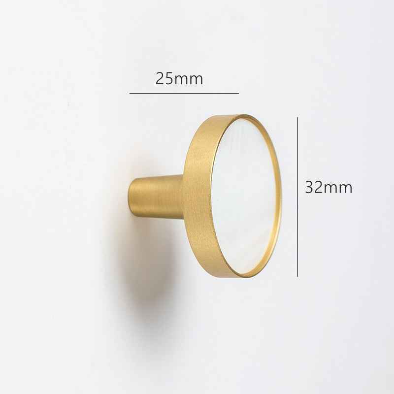 Nordic Marble Metal Hook for Coats, Hats, and Purses - Decorative Wall Mounted Brass Hanger - FocusHardware