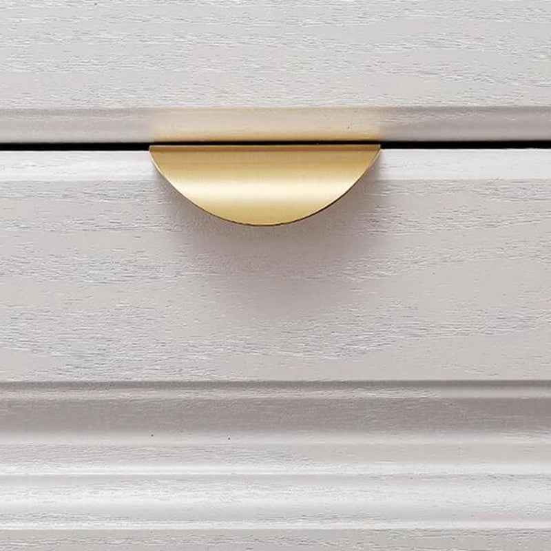 Brushed Brass Drawer Pulls for Cabinets, Dressers, and Wardrobes - Stylish Gold Handles - FocusHardware