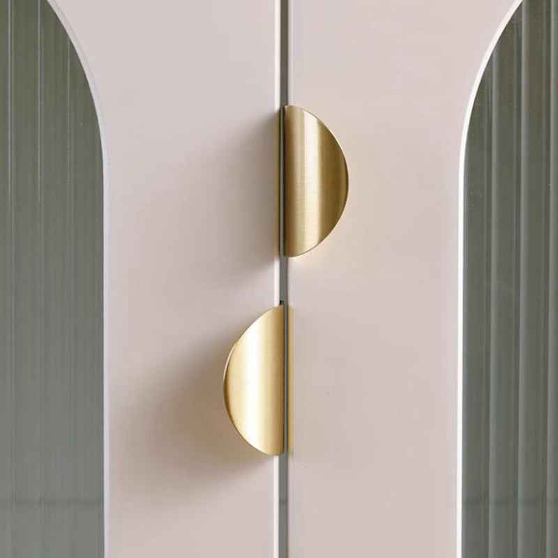 Brushed Brass Drawer Pulls for Cabinets, Dressers, and Wardrobes - Stylish Gold Handles - FocusHardware