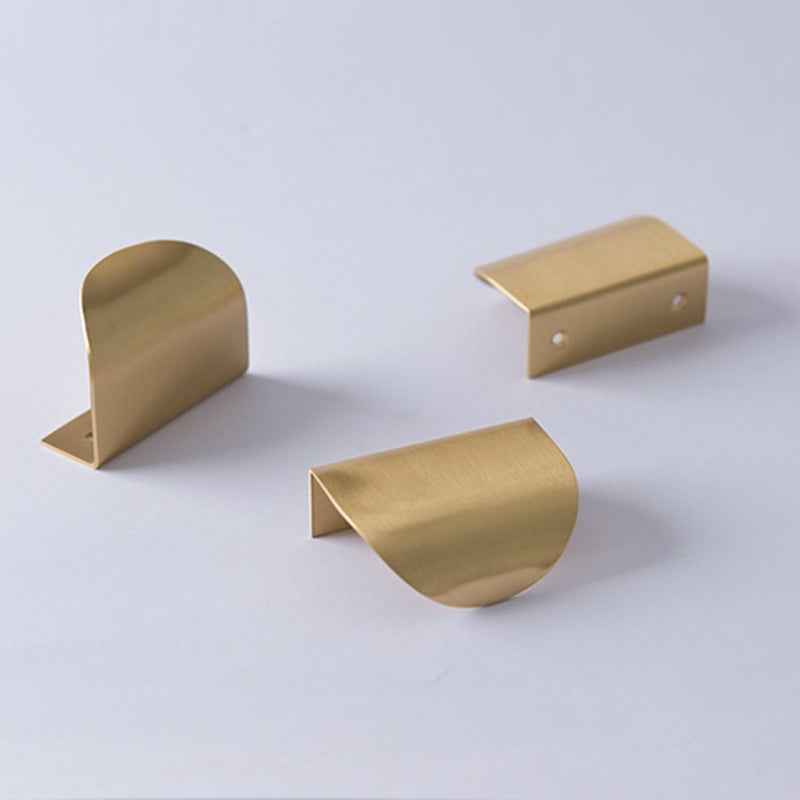 Brushed Brass Drawer Pulls for Cabinets, Dressers, and Wardrobes - Stylish Gold Handles - FocusHardware