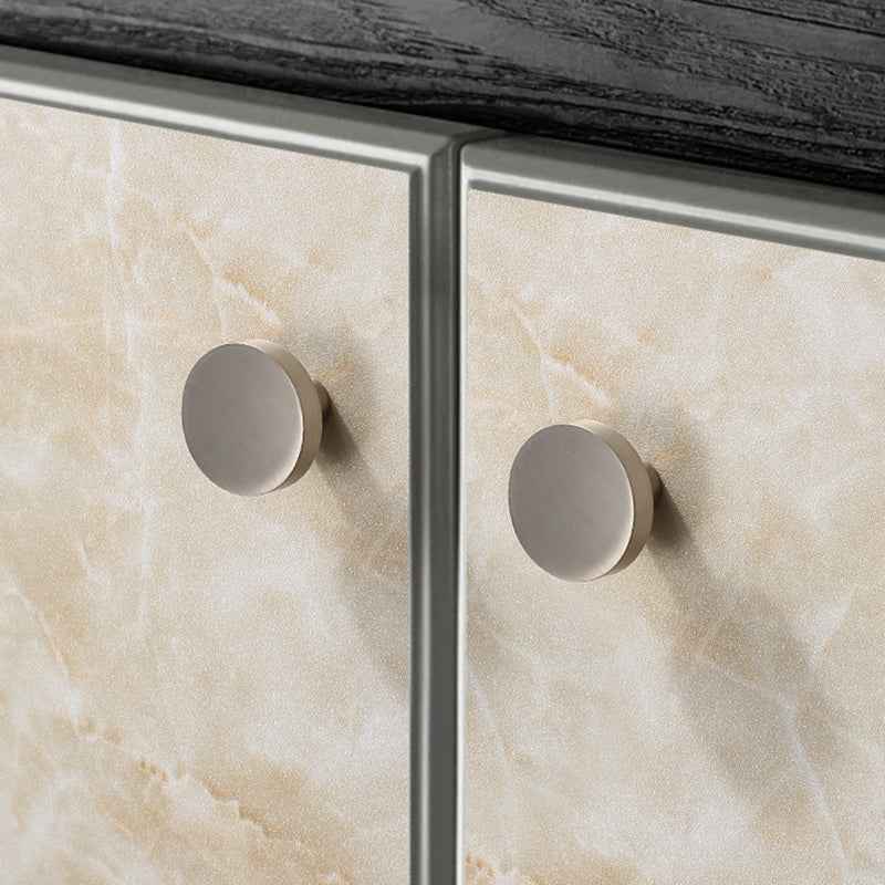 Brushed Nickel Cabinet Knobs for Kitchen and Dresser Pulls - Silver Handles for Cupboards and Wardrobes - FocusHardware
