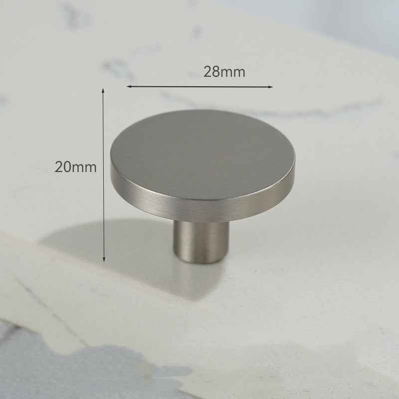 Brushed Nickel Cabinet Knobs for Kitchen and Dresser Pulls - Silver Handles for Cupboards and Wardrobes - FocusHardware