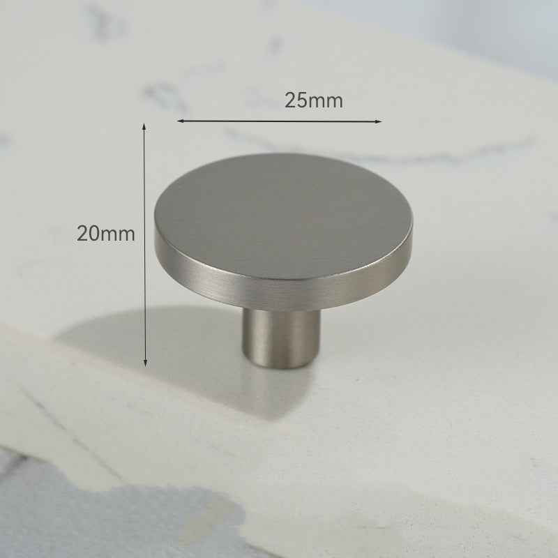 Brushed Nickel Cabinet Knobs for Kitchen and Dresser Pulls - Silver Handles for Cupboards and Wardrobes - FocusHardware