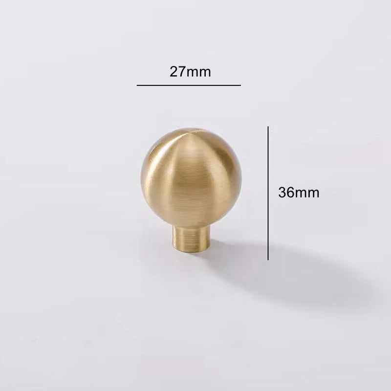 Solid Brass Handles for Drawers - Gold Cabinet Dresser Knobs and Pulls - FocusHardware