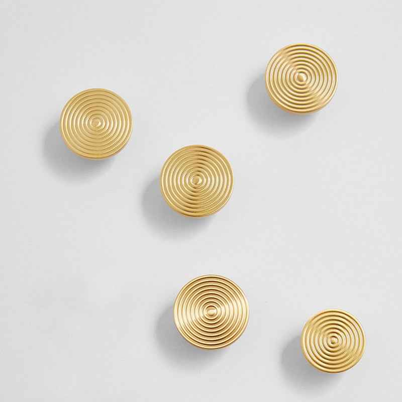 Modern Gold Cabinet Knobs and Handles for Kitchens - Brass Cupboard Door Pulls and Drawer Hardware - FocusHardware
