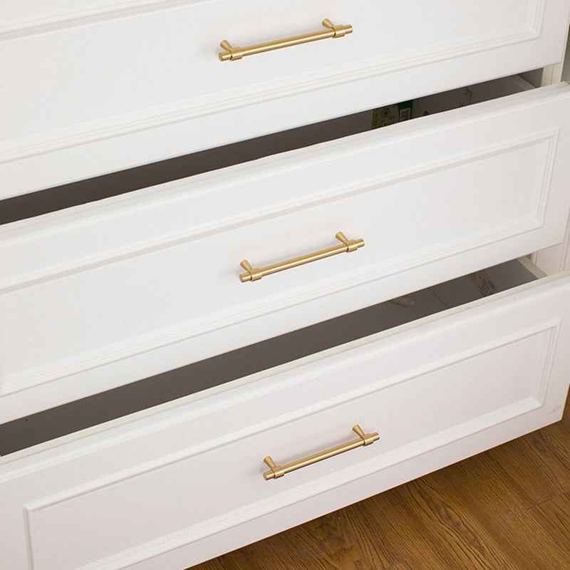 Minimalist Brass Kitchen Cabinet Handles and Pulls for Drawer, Dresser, and Cupboard - FocusHardware