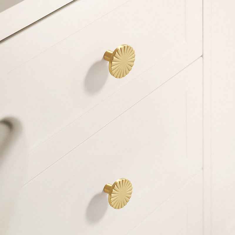 Brushed Solid Brass Cabinet Knobs for Kitchen Cupboards and Dresser Drawers - Premium Solid Brass Cabinet Knobs - FocusHardware