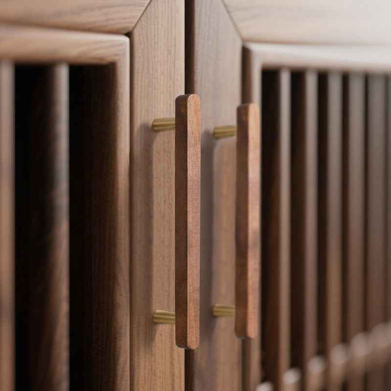 Walnut Cabinet Handles for Modern Kitchen Cabinets and Drawers - FocusHardware