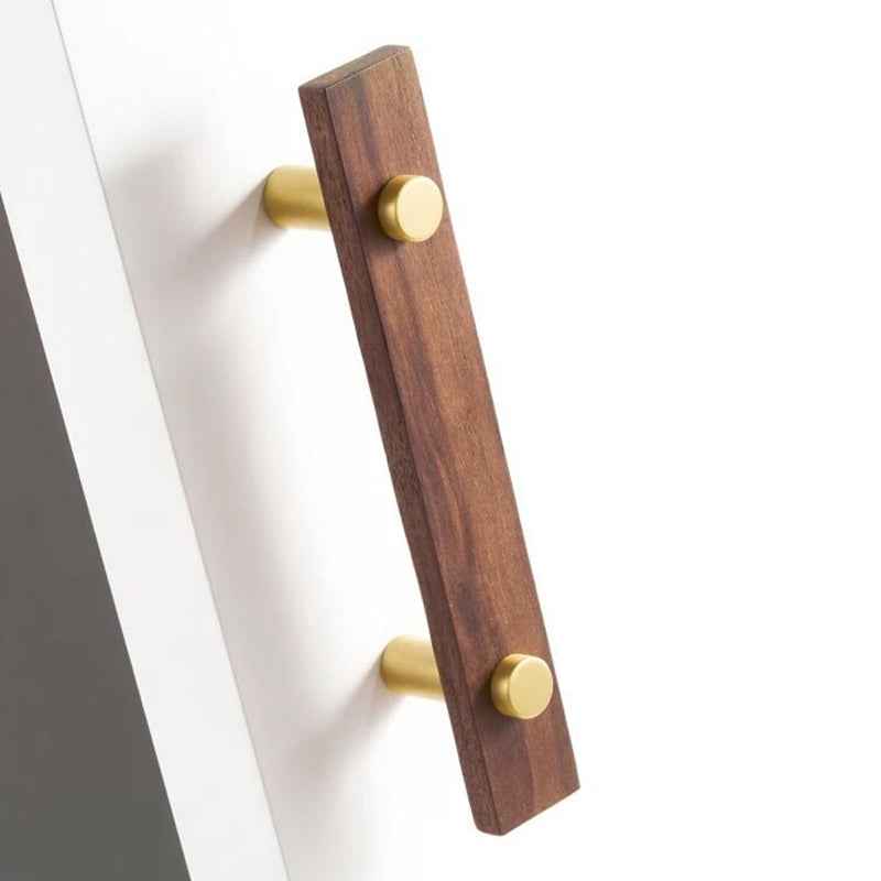 Walnut Cabinet Handles for Modern Kitchen Cabinets and Drawers - FocusHardware