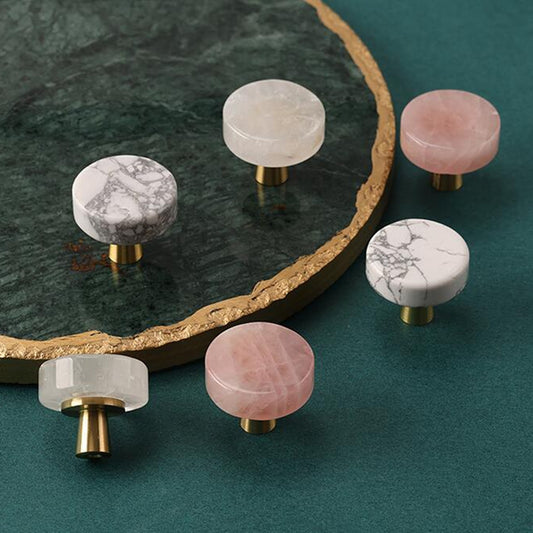 Decorative Crystal Cabinet Knobs - Modern Drawer Dresser Knobs For Kitchen,Cupboard, and Wardrobe Pulls
