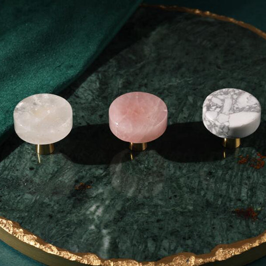 Decorative Crystal Cabinet Knobs - Modern Drawer Dresser Knobs For Kitchen,Cupboard, and Wardrobe Pulls