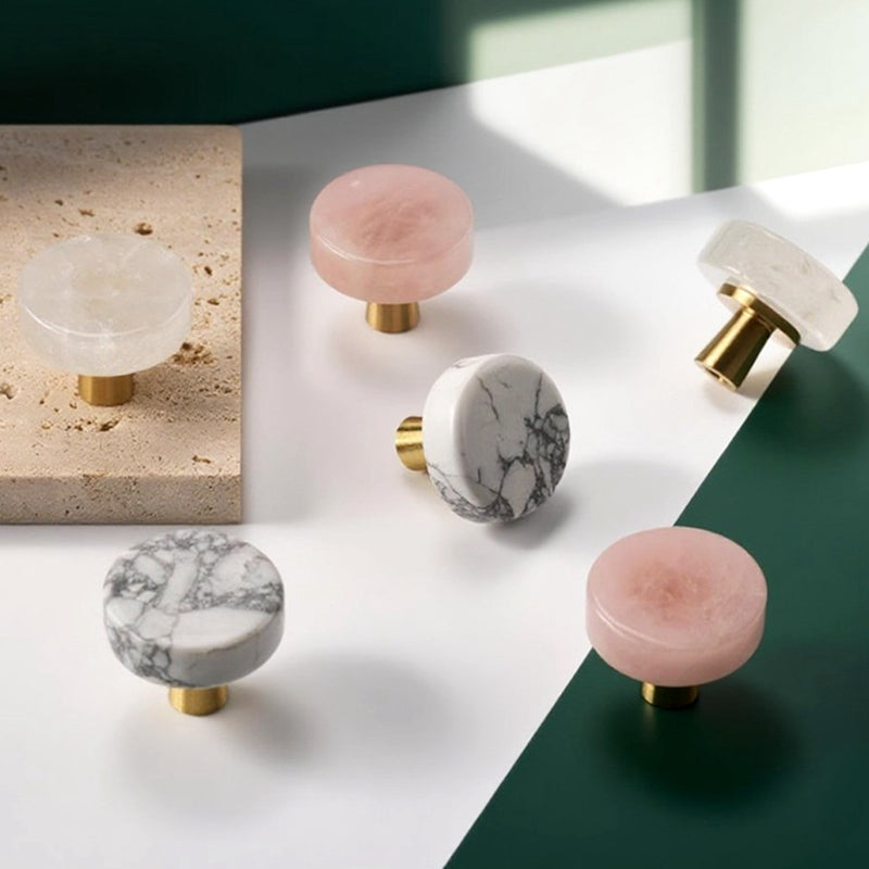 Decorative Crystal Cabinet Knobs - Modern Drawer Dresser Knobs For Kitchen,Cupboard, and Wardrobe Pulls