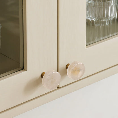 Decorative Crystal Cabinet Knobs - Modern Drawer Dresser Knobs For Kitchen,Cupboard, and Wardrobe Pulls
