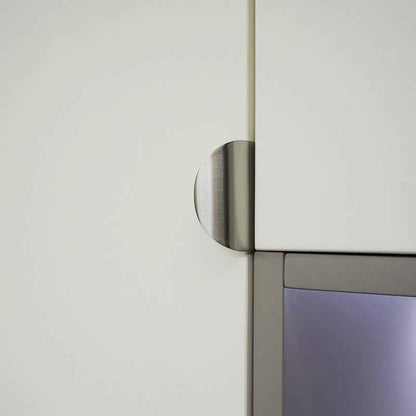 Modern Cabinet Drawer Pulls - Silver Stainless Steel Furniture Knobs for Kitchen Cupboard and Wardrobe Doors - FocusHardware