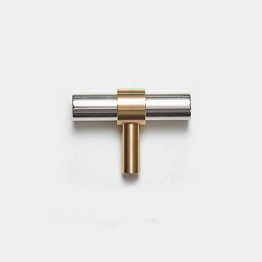 Modern SS Brass Kitchen Cabinet Pulls and Knobs – Silver Drawer Dresser Handles Hardware - FocusHardware