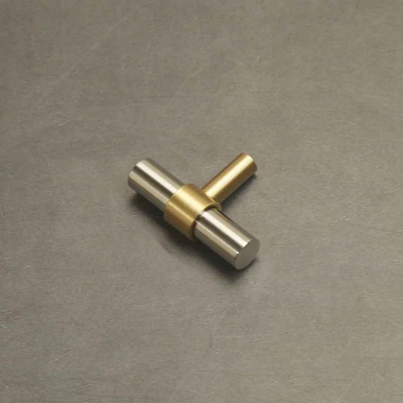 Modern SS Brass Kitchen Cabinet Pulls and Knobs – Silver Drawer Dresser Handles Hardware - FocusHardware
