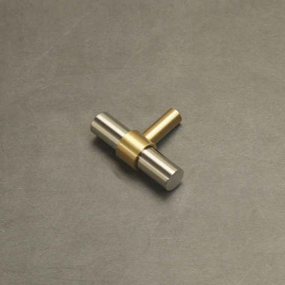 Modern SS Brass Kitchen Cabinet Pulls and Knobs – Silver Drawer Dresser Handles Hardware - FocusHardware