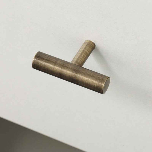 Antique Brass Cabinet Pulls - Vintage Kitchen Drawer and Dresser Knobs for Cupboards