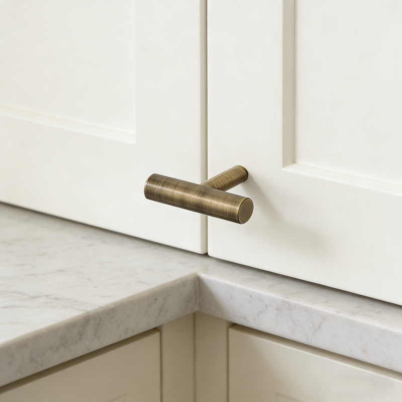 Antique Brass Kitchen Cabinet Pulls - Vintage Drawer & Dresser Knobs Cupboard Pulls