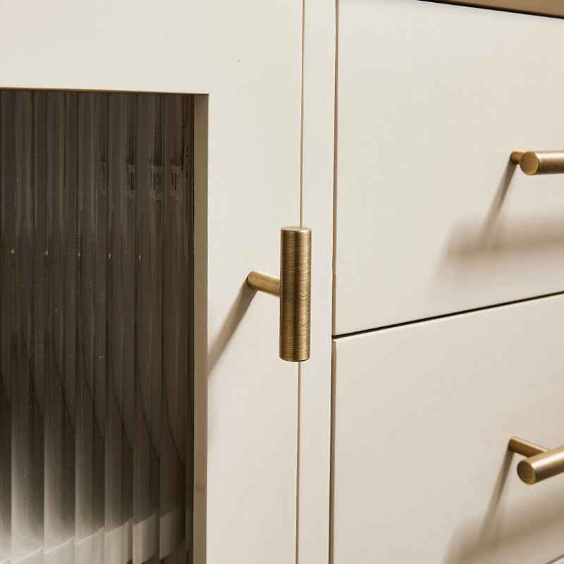Antique Brass Cabinet Pulls - Vintage Kitchen Drawer and Dresser Knobs for Cupboards