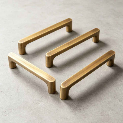 Antique Brass Kitchen Cabinet Handles Vintage Drawer Pulls for Cupboards and Wardrobe