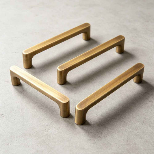 Antique Brass Kitchen Cabinet Handles Vintage Drawer Pulls for Cupboards and Wardrobe