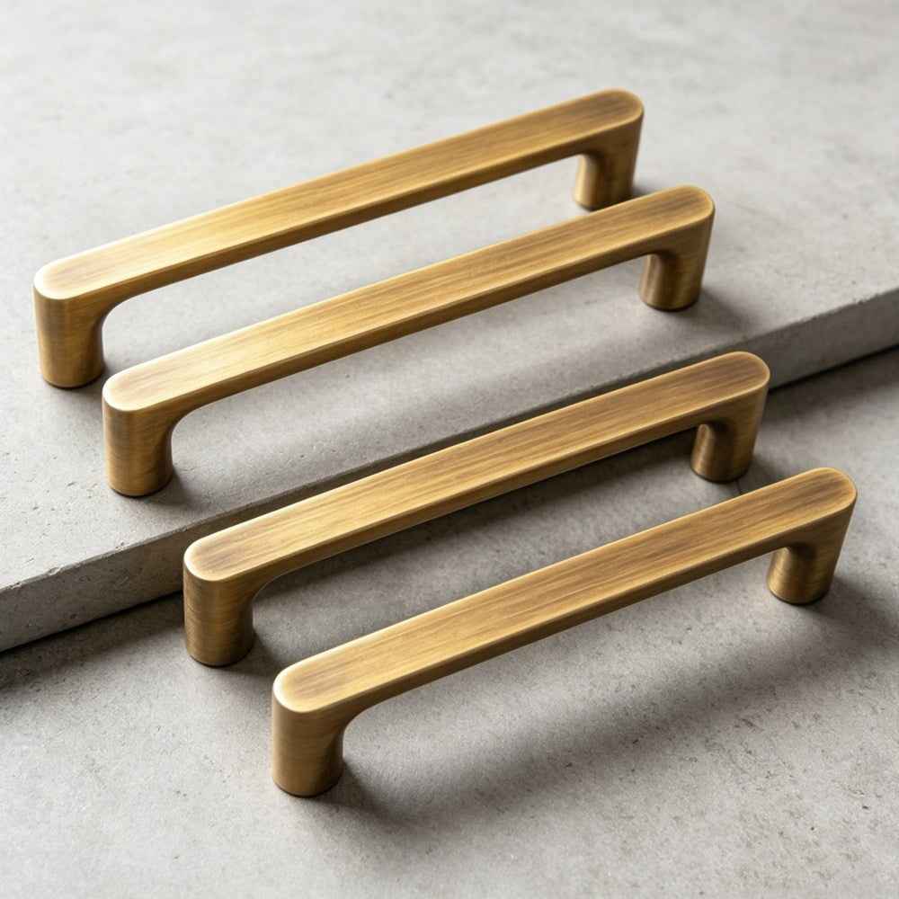 Antique Brass Kitchen Cabinet Handles Vintage Drawer Pulls for Cupboards and Wardrobe