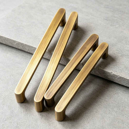 Antique Brass Kitchen Cabinet Handles Vintage Drawer Pulls for Cupboards and Wardrobe