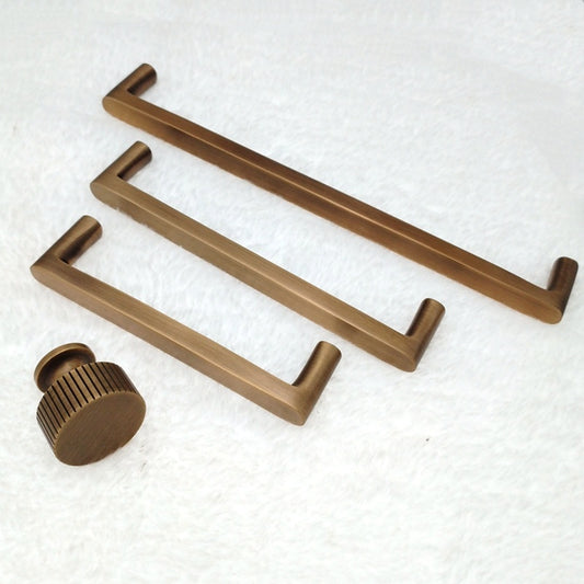 Antique Solid Brass Kitchen Cabinet Knobs Handles Vintage Drawer Pulls Cupboard Furniture Dresser Door Knob Handles