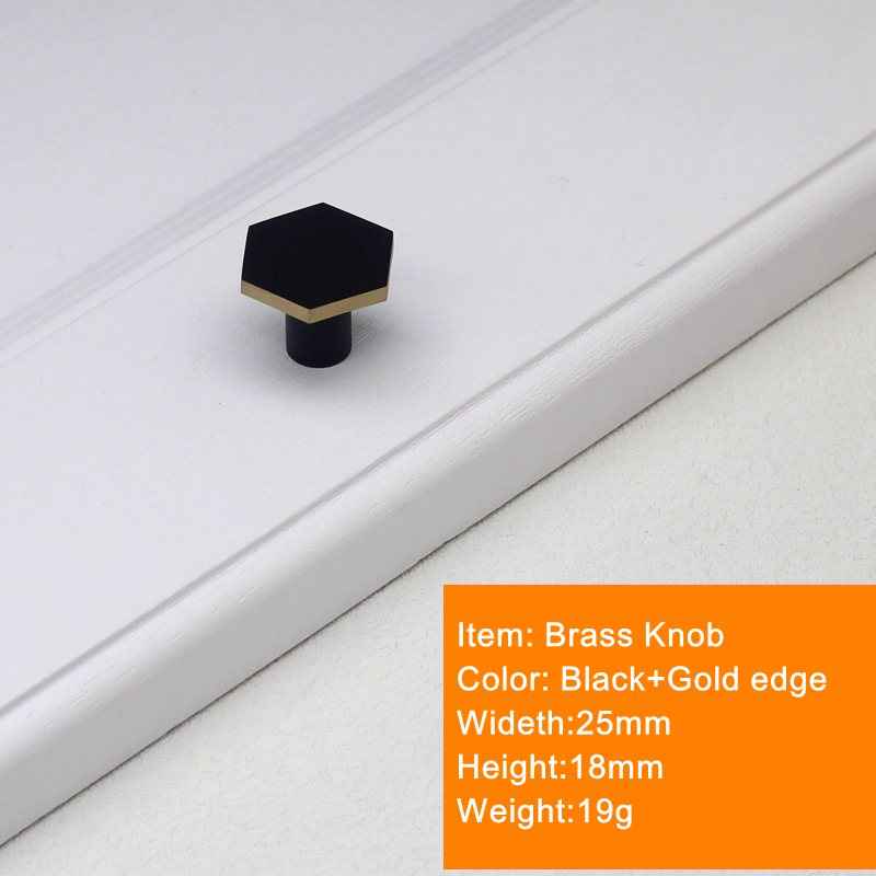 Modern Black Brass Cabinet Knobs and Pulls for Kitchen, Drawer, and Dresser Furniture - FocusHardware
