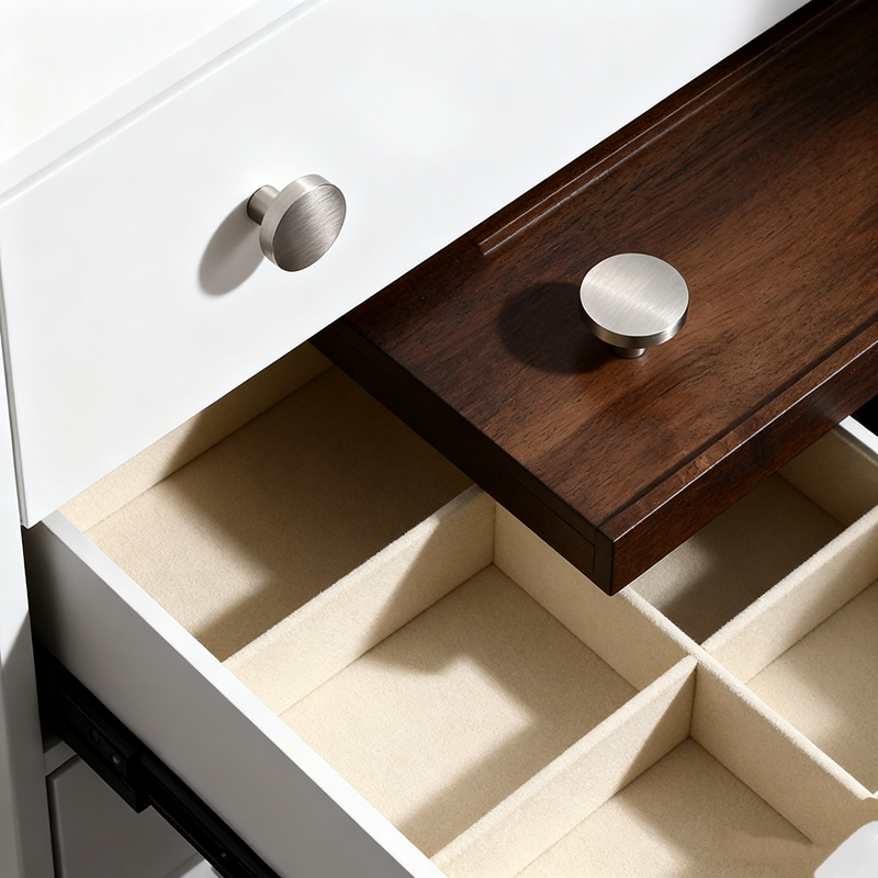 Brushed Nickel Cabinet Knobs for Kitchen and Drawer Pulls - Nrass Knobs for Cupboards and Wardrobes