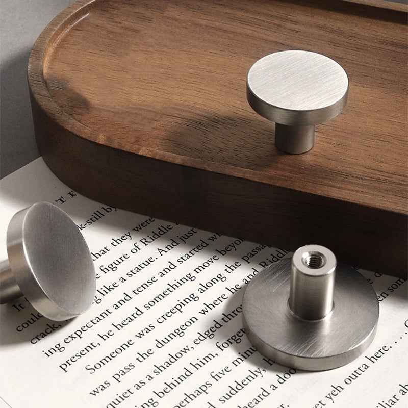Brushed Nickel Cabinet Knobs for Kitchen and Drawer Pulls - Nrass Knobs for Cupboards and Wardrobes