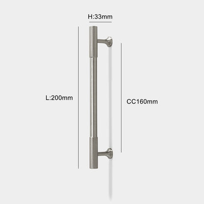 Brushed Nickel Cabinet Handles and Pulls - Brass Drawer Dresser Furniture Pulls - FocusHardware